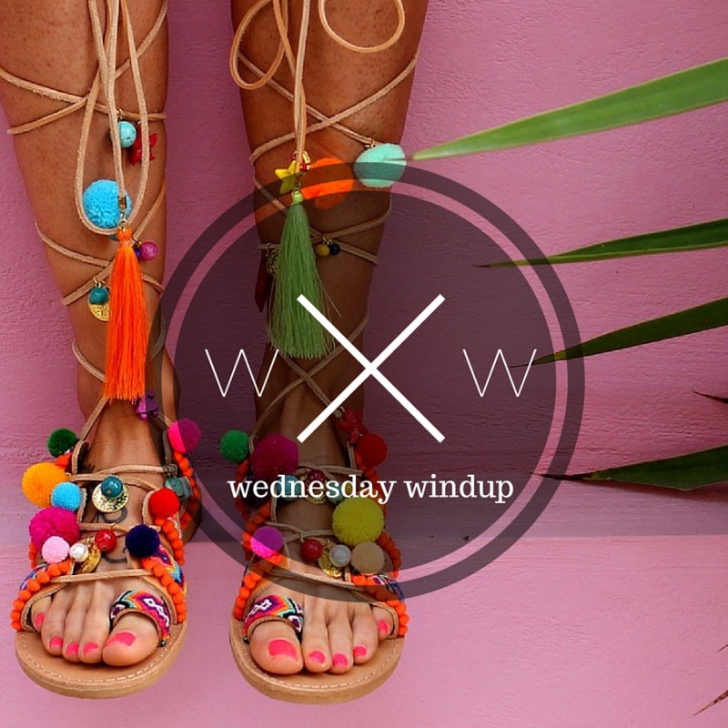 wednesday windup: our favorite pom pom sandals
