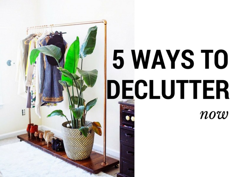 Five Simple Tips to Declutter Your Closet